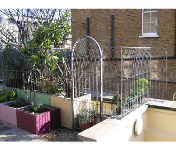 London roof top Gate and Trellis